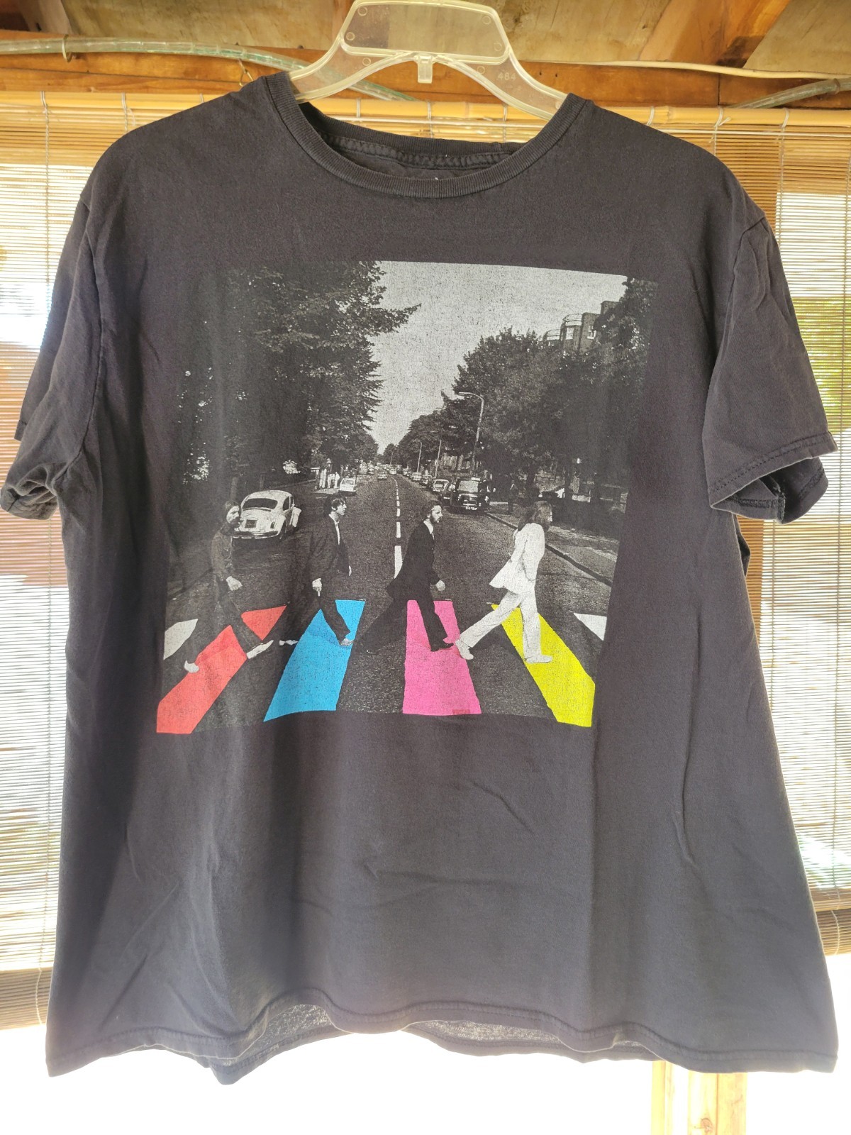 Beatles Pride T-Shirt 2017 Abbey Road Black / Multi-color Large Free Shipping