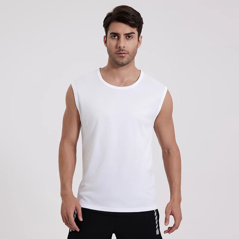 Mens Sleeveless Muscle Tee Cotton 3 Pack Solid Blank Tank Top T Shirt Gym Summer gallery
