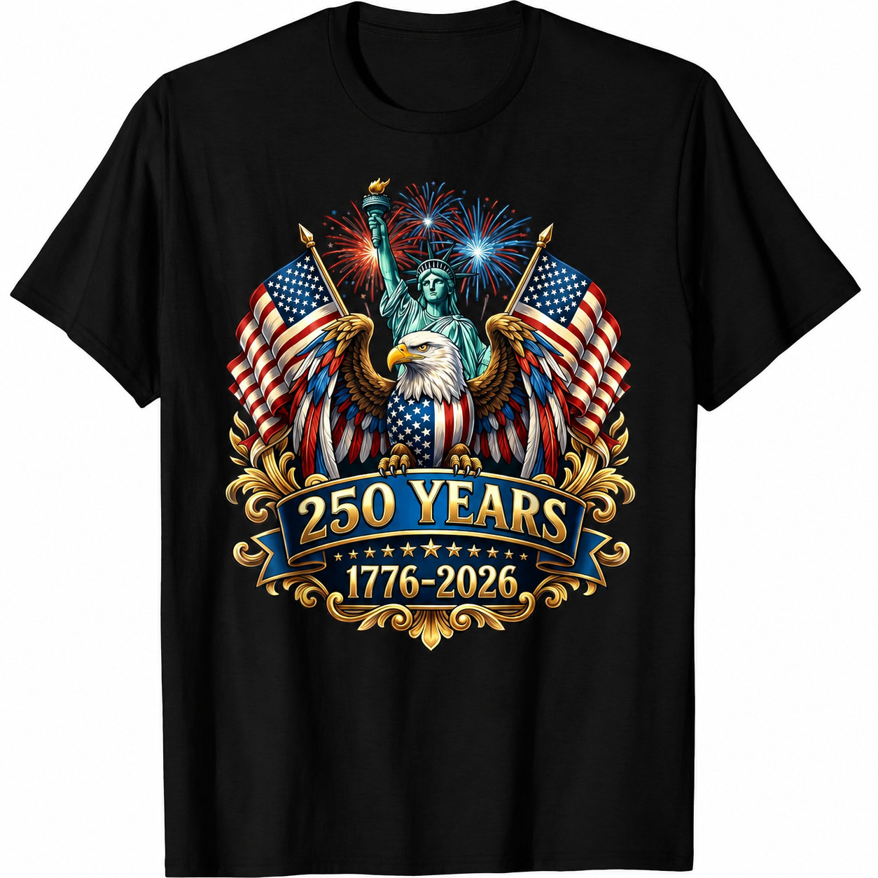 250th Anniversary USA 250 Year America Patriotic 4th of July T-Shirt gallery