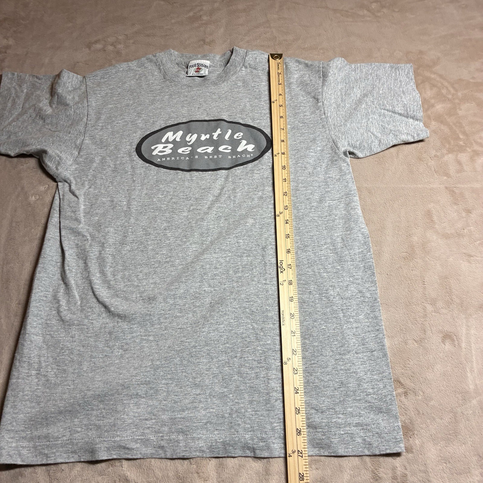 Four Seasons Vintage Single Stitch Myrtle Beach Graphic Tee Men’s XL USA Made gallery