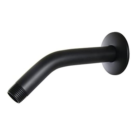 K208M0 8-Inch Shower Arm with Round Flange in Matte Black