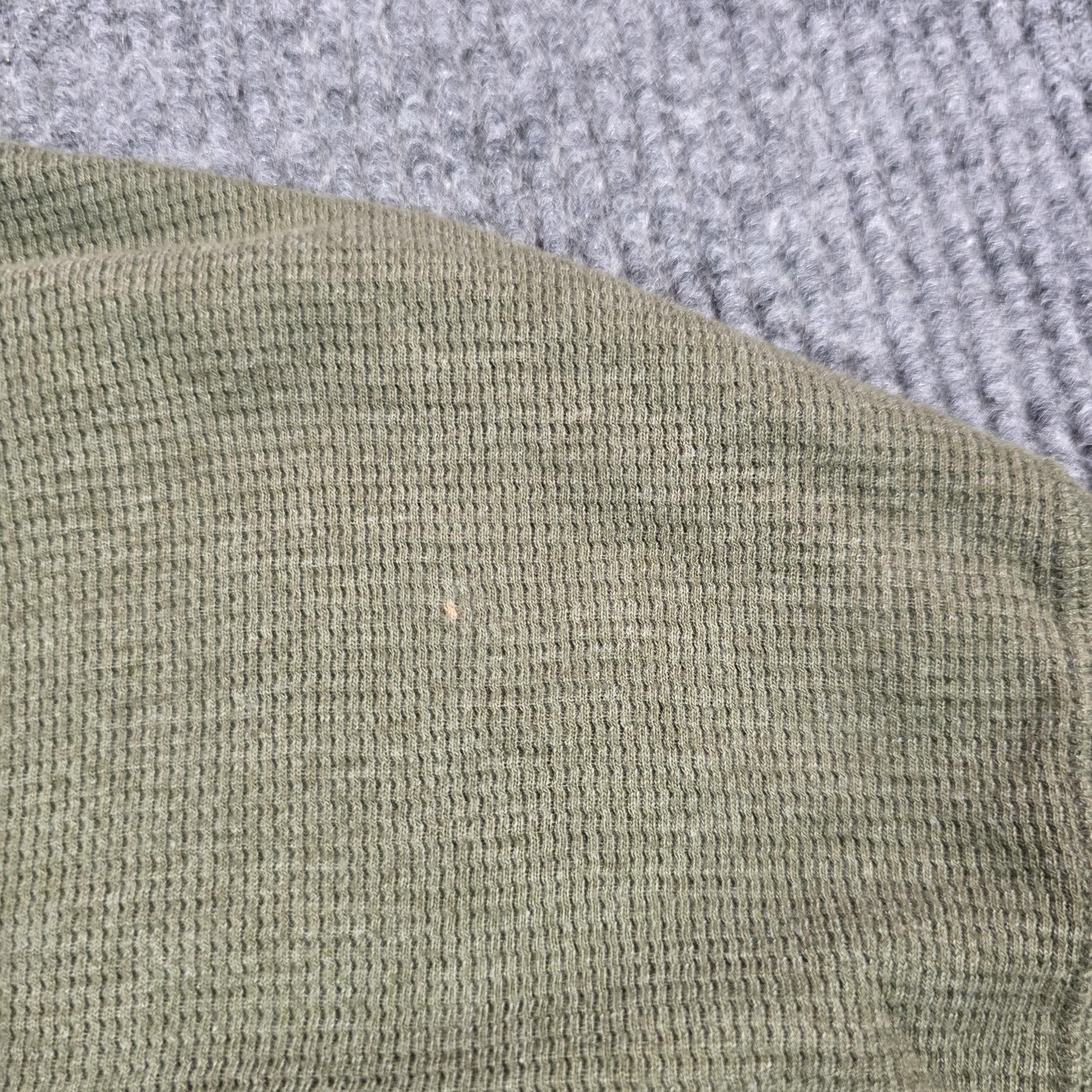 Polo Ralph Lauren Shirt Mens 4X Green Long Sleeve Waffle Crewneck Pony Logo gallery