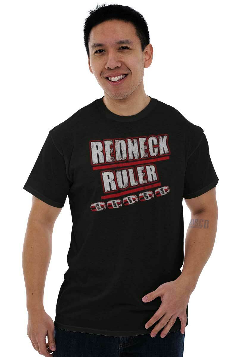 Redneck Funny Drinking Beer Drunk Joke Gift Mens Casual Crewneck T Shirts Tees gallery