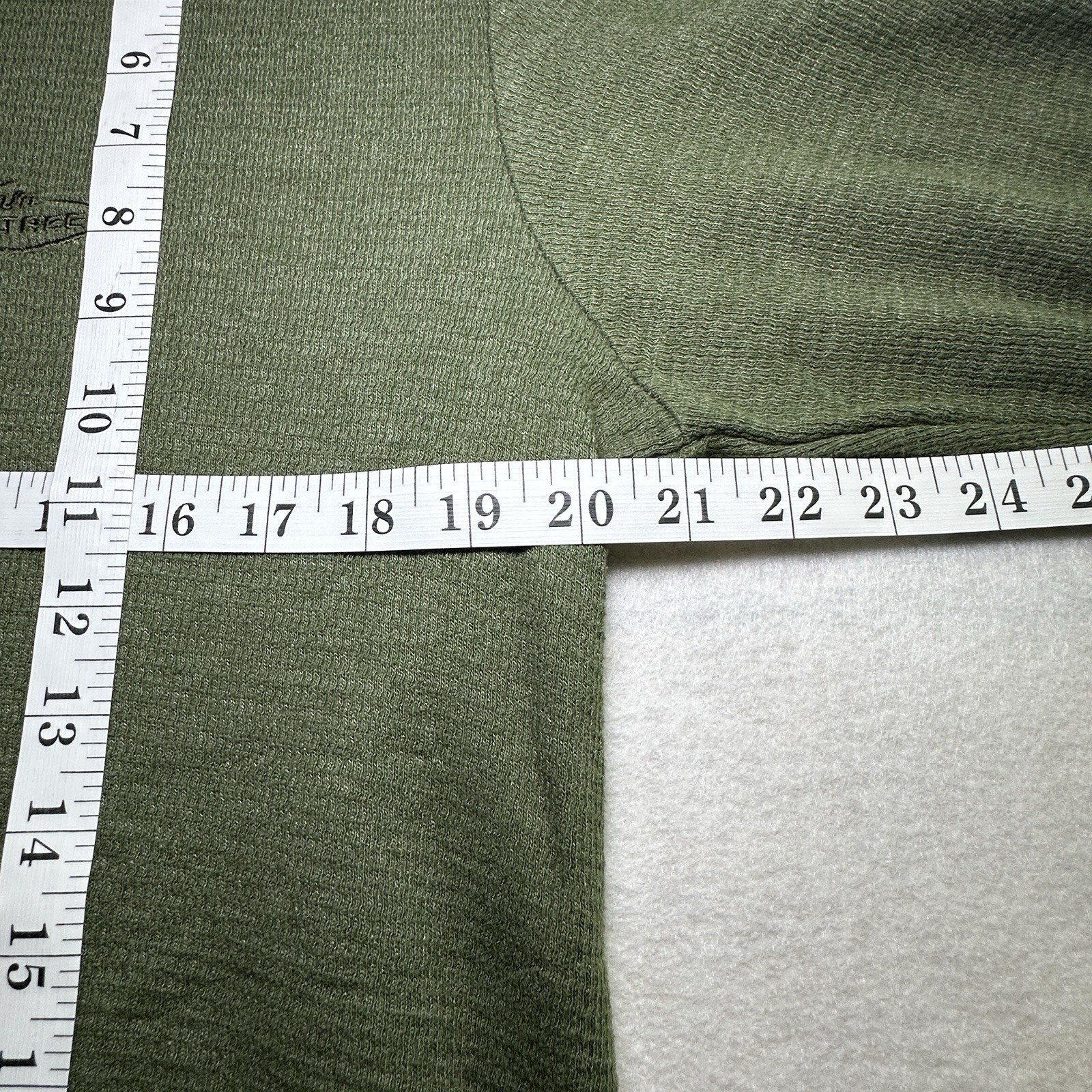 Realtree Shirt Mens Medium Thermal Henley Waffle Knit Casual Outdoor Green gallery