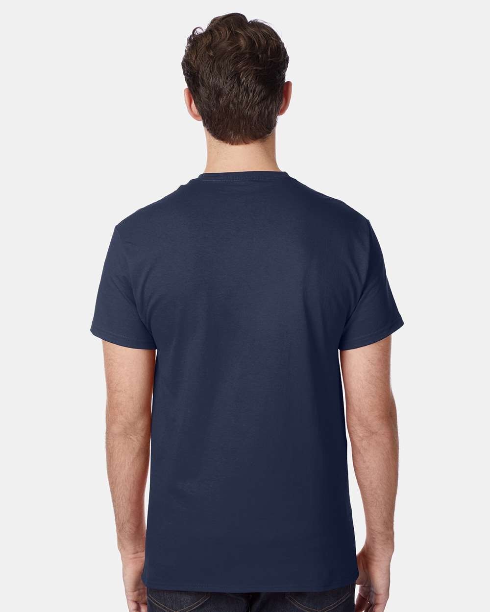 New Hanes Men's 5590 ComfortSoft 100% Cotton Pocket T-Shirt (Pack of 4) gallery