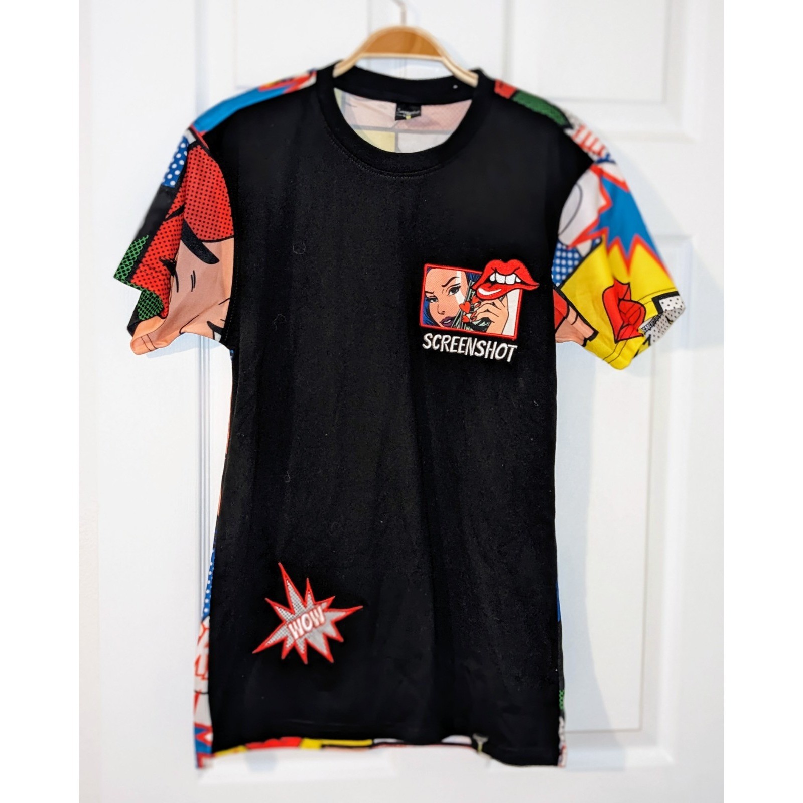 Screenshot Novelty Graphic T-Shirt Small Pop Art Comic Book Print Tee NWOT gallery