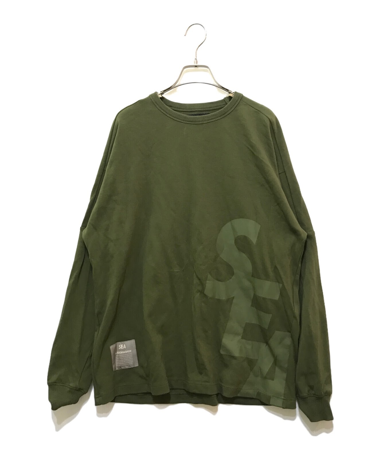 WIND AND SEA Long-sleeved top Size: S Green WDS-0-TECH-23-Q2-CS-02 Men gallery