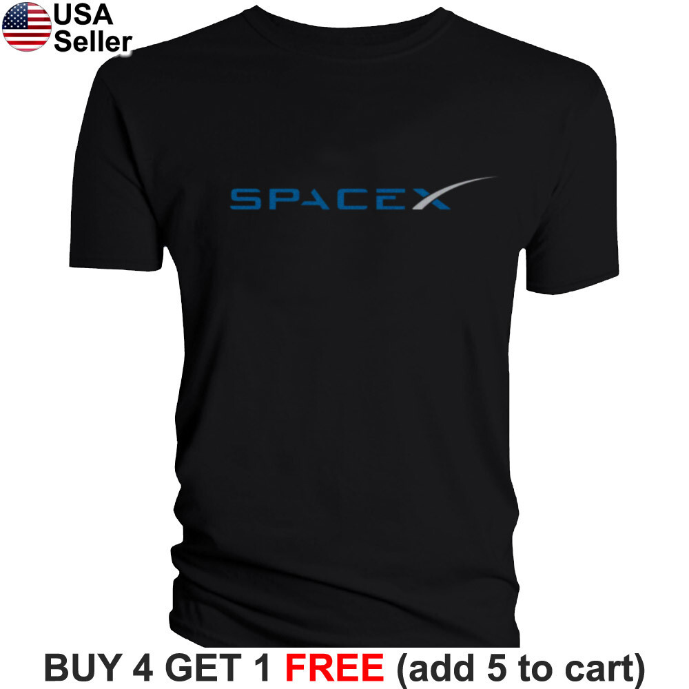 SpaceX T-Shirt Space X Logo Elon Musk Exploration Aerospace NASA Tesla BSX01 gallery