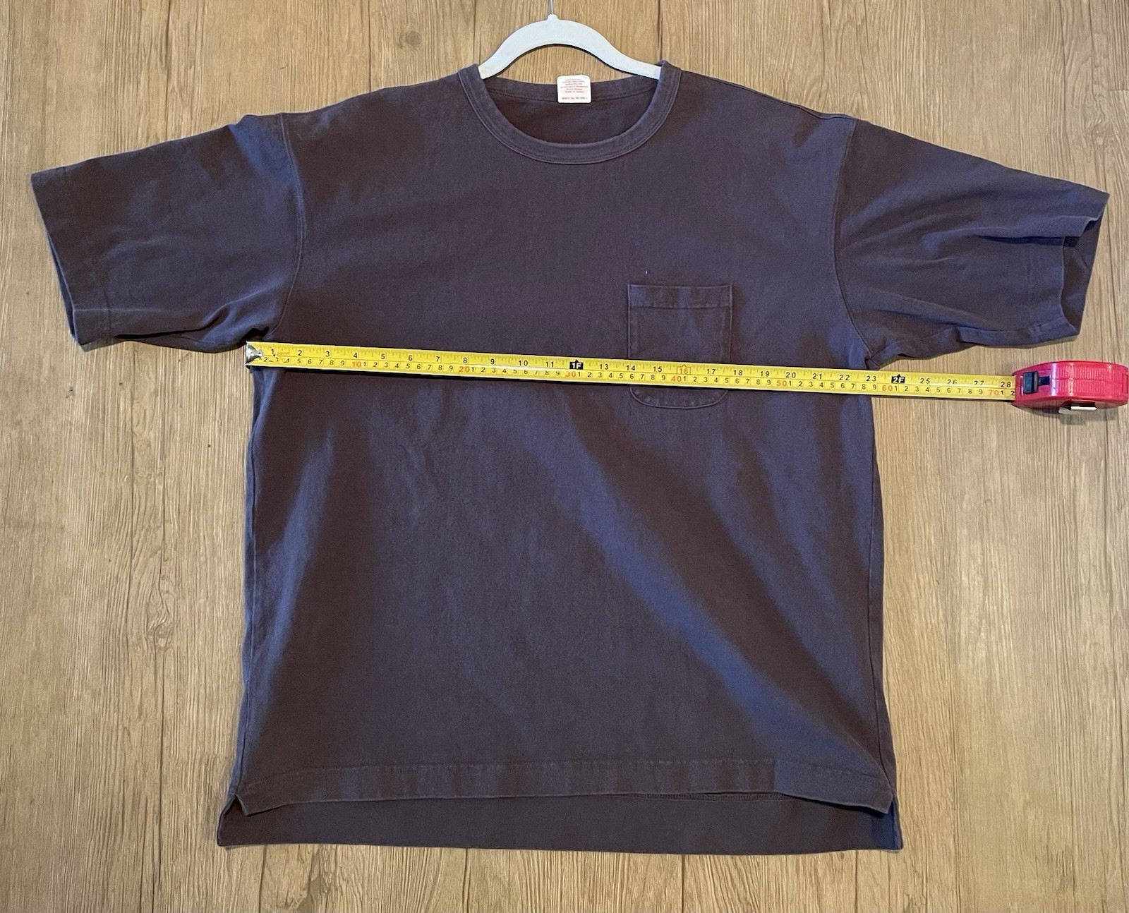 Bronson Mfg 9.8oz Cotton Classic Pocket T-Shirt Dark Gray XL gallery