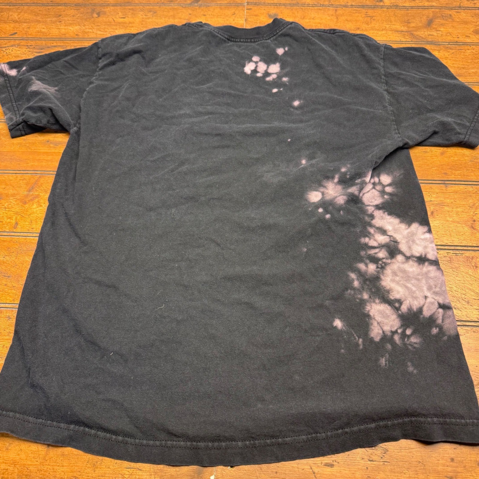 DGK Hustle Hard Bleach Wash Graphic Tee Mens Large Black Money Graphic T-Shirt gallery
