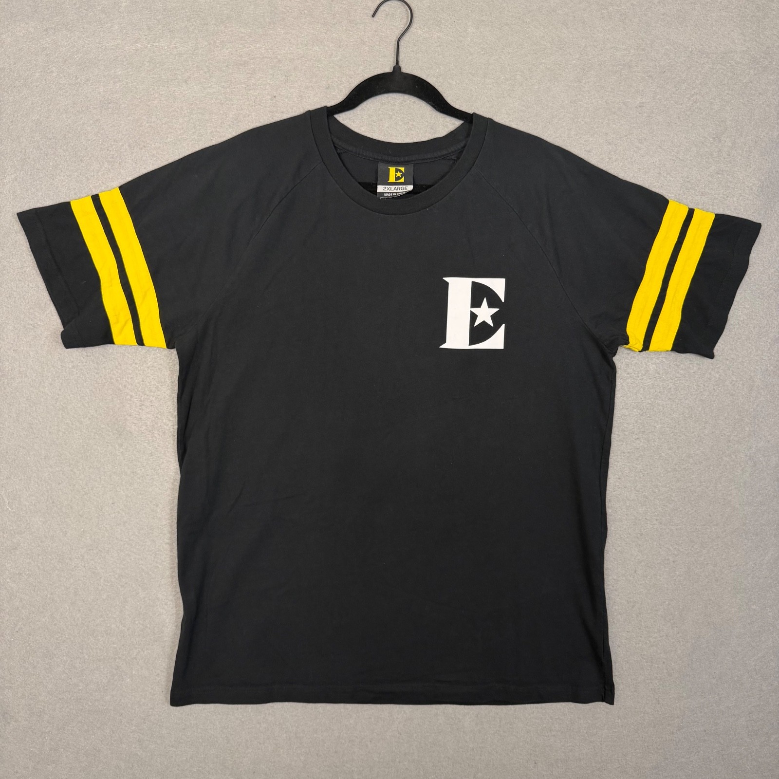 Elton John Farewell Tour 75 Jersey Shirt Mens 2XL Black Yellow
