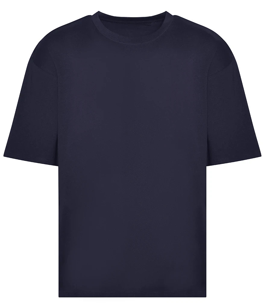 Heavyweight Cotton Boxy T-Shirt AWDis Over Sized Fit Short Sleeve Crew Neck Tee