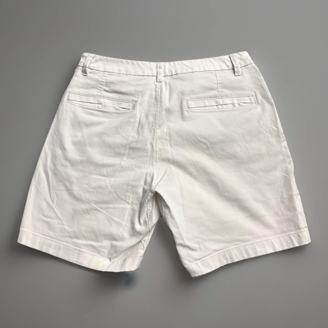 Lululemon Men’s Size L White ABC Chino Shorts Flat Front Cuffed Casual gallery