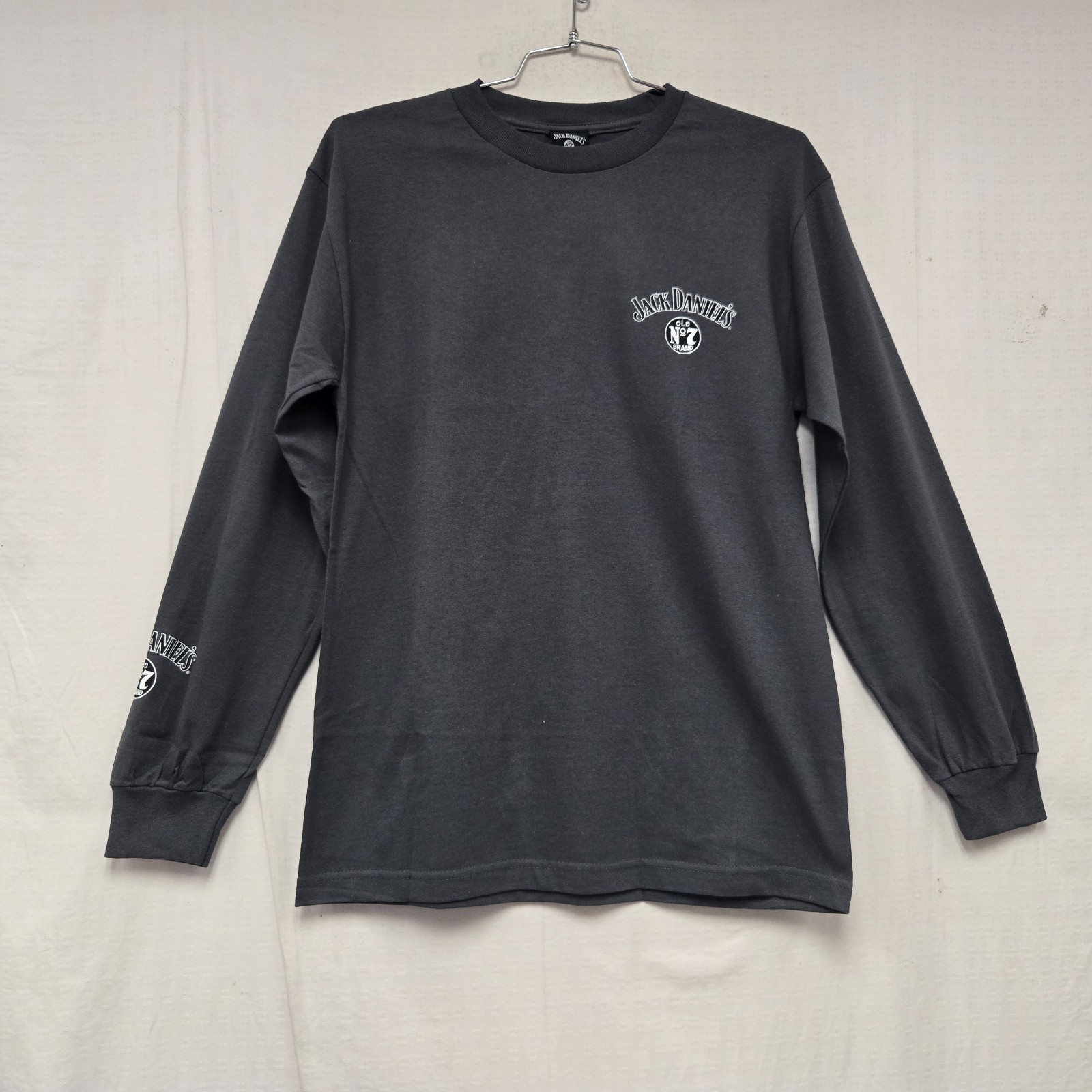 Jack Daniel's JD Old #7 Long Sleeve Tee T-Shirt Adult Charcoal 3XLarge DISPLAY gallery