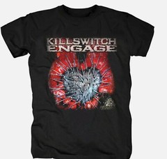 Vtg Killswitch Engage Band Heavy Cotton Full Size Unisex Black Shirt