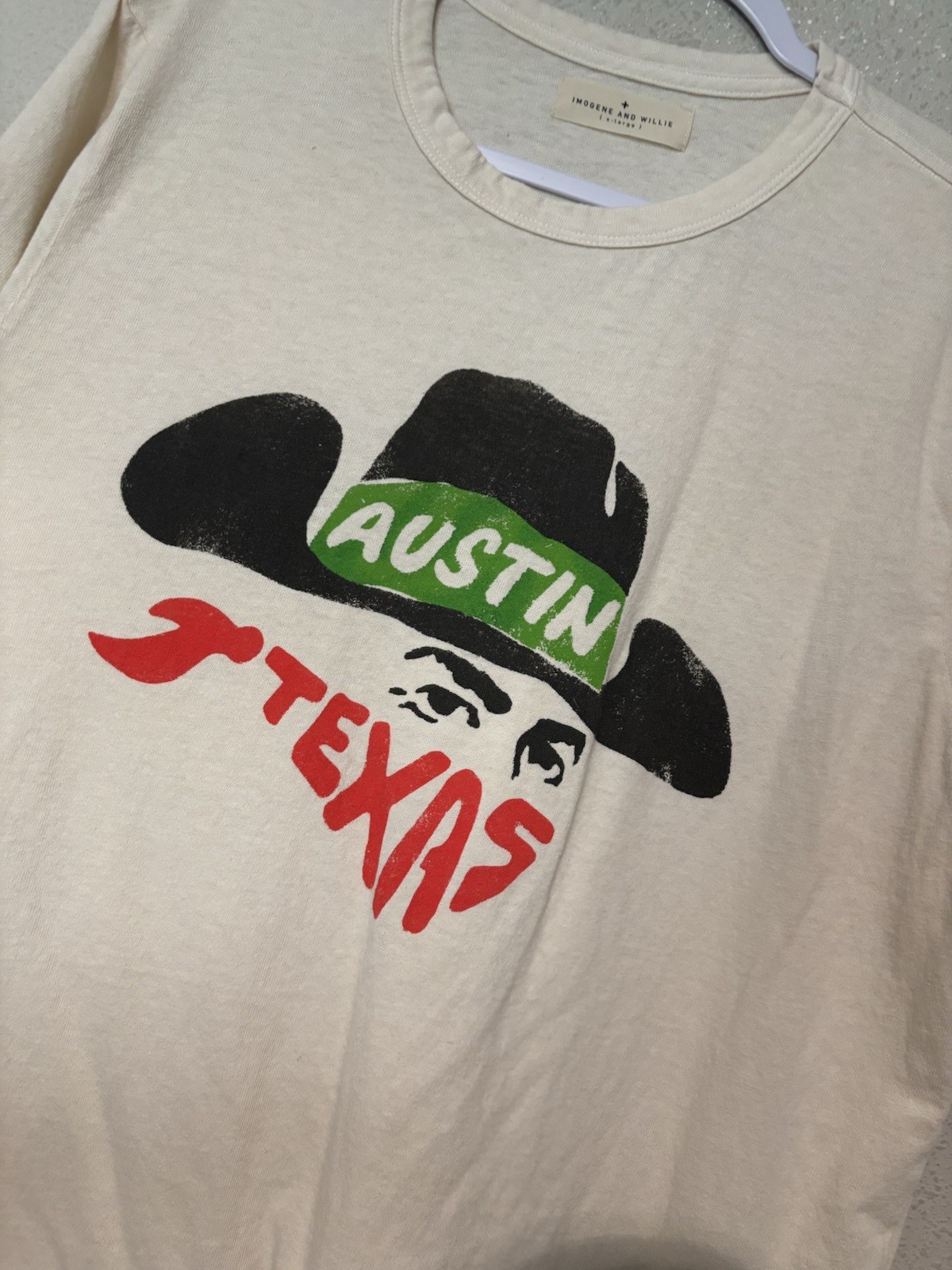 Imogene + Willie Bandit Austin Texas Cowboy Graphic Tee XL E1 gallery