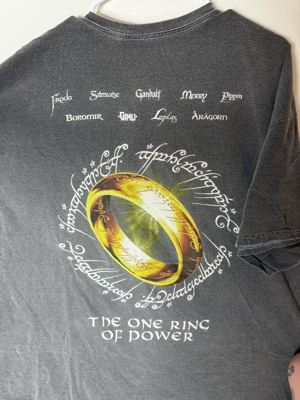 Vintage Lord of the Rings Promo T Shirt, 2 Sided, 2XL One Ring to Rule Them All gallery