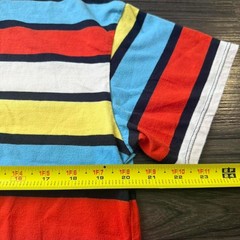 Y2K A-LAB Skate Surf Striped trippy multi color Size Medium Boxy fit