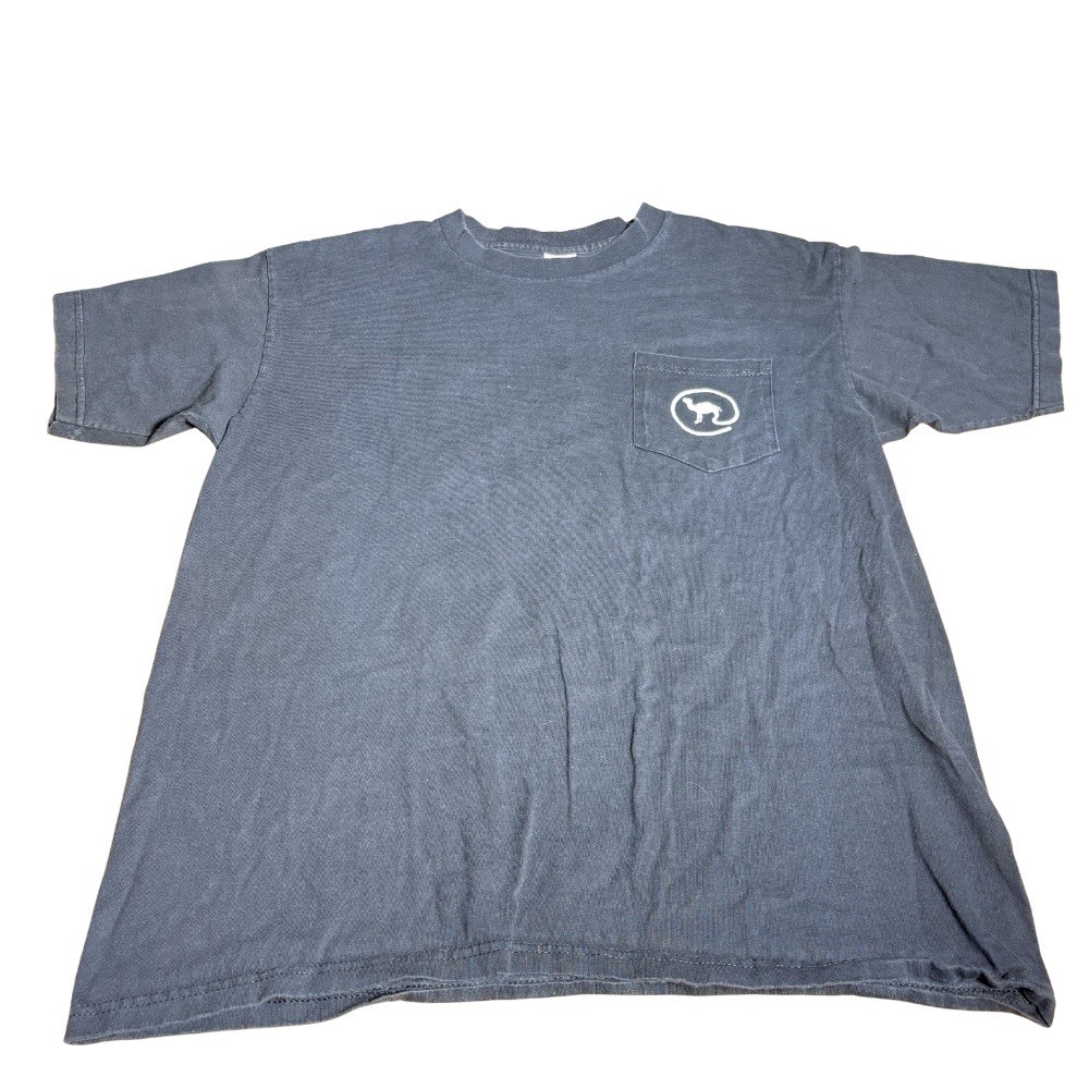 Vintage Camel Cigarettes Pocket T Shirt XL Made USA Single Stitch Black Tee gallery