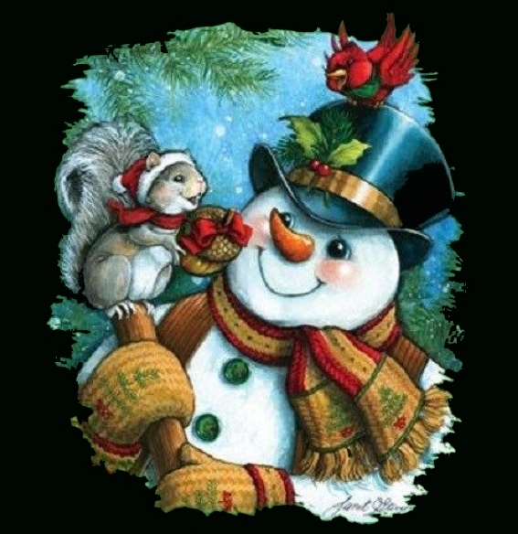 Snowman Shirt, Frosty, Winter Scene, Christmas Blouse, Holiday Clothing, Sm - 5X gallery