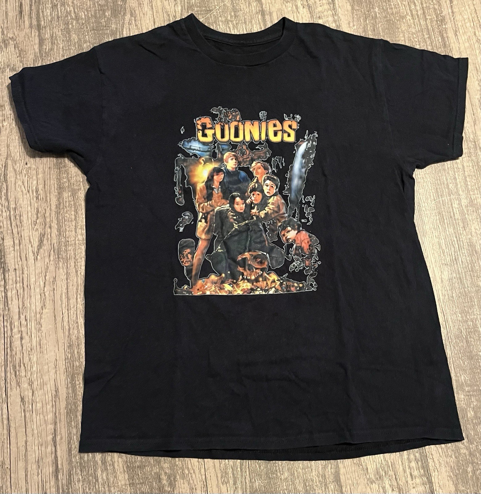 Goonies Retro 80’s Black Tshirt No Brand No Tag gallery