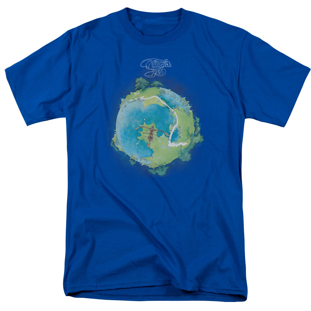 Yes Fragile Cover Licensed Adult T-Shirt gallery