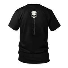 Strength Through Suffering Skull Tactical T-Shirt for Men, Minimalist Military M