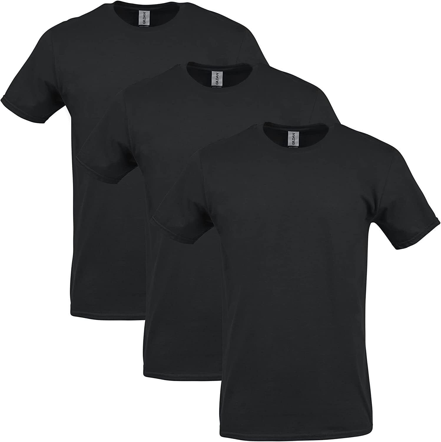 Gildan 3-PACK Men's Heavy Cotton T-Shirt (Pack of 3) Bulk Lot Solid Blank 5000 gallery