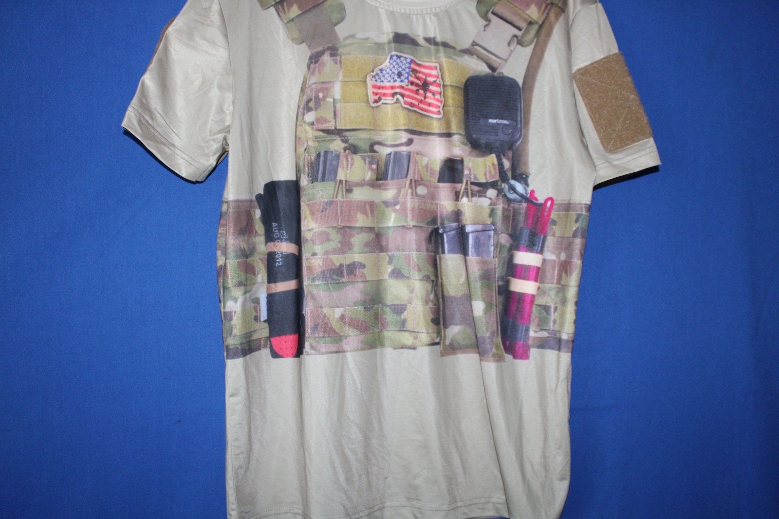 Military Tactical Vest Print T-Shirt # 53 gallery
