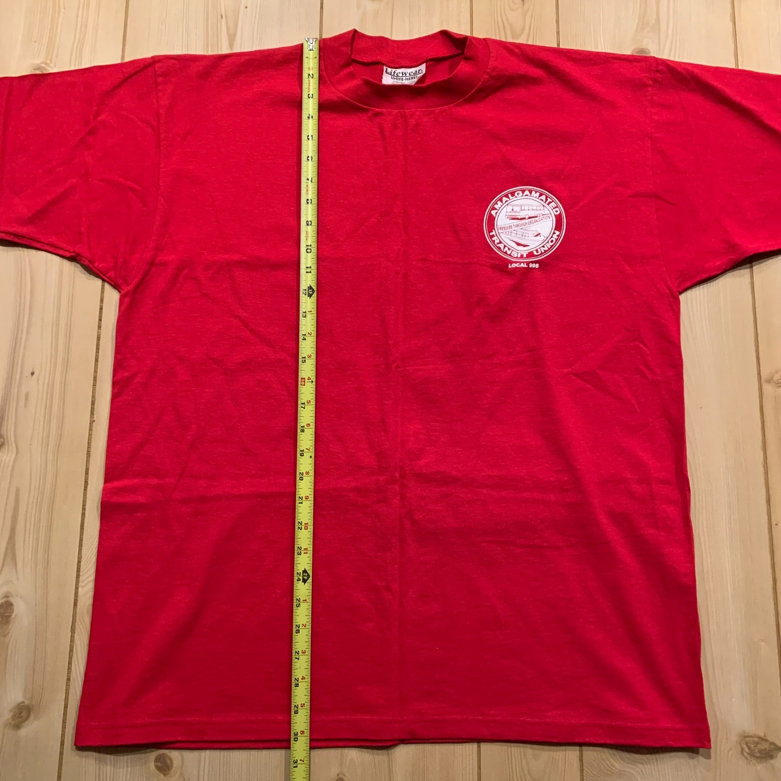 Vintage Y2K Amalgamated Transit Union Local 998 75th Anniversary T-Shirt Size XL gallery