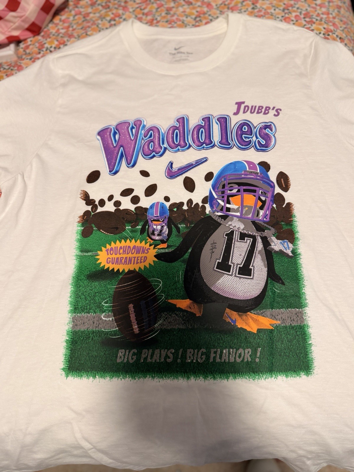RARE Jaylen Waddle Nike Jdubb’s T-Shirt Size L