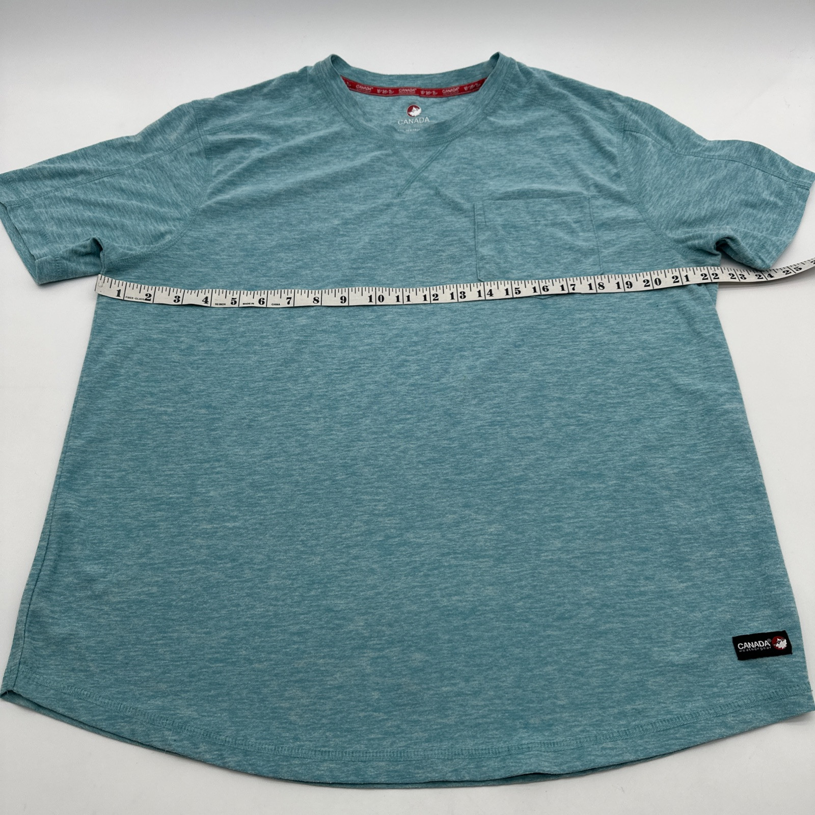 Canada Weather Gear T-shirt Men Large Blue Pocket Logo …#23293 gallery