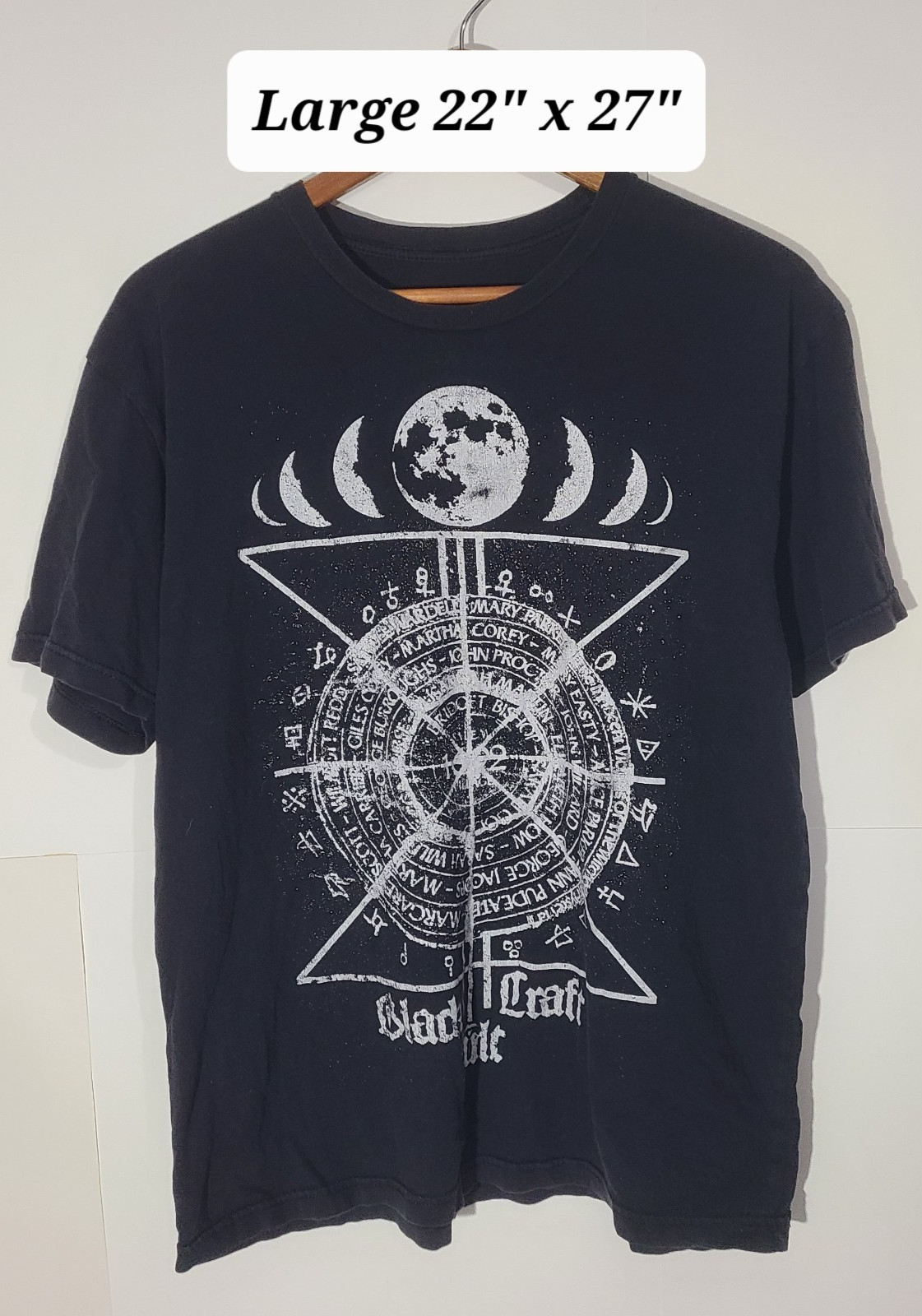 Black Craft Cult Moon Black Large T-Shirt gallery