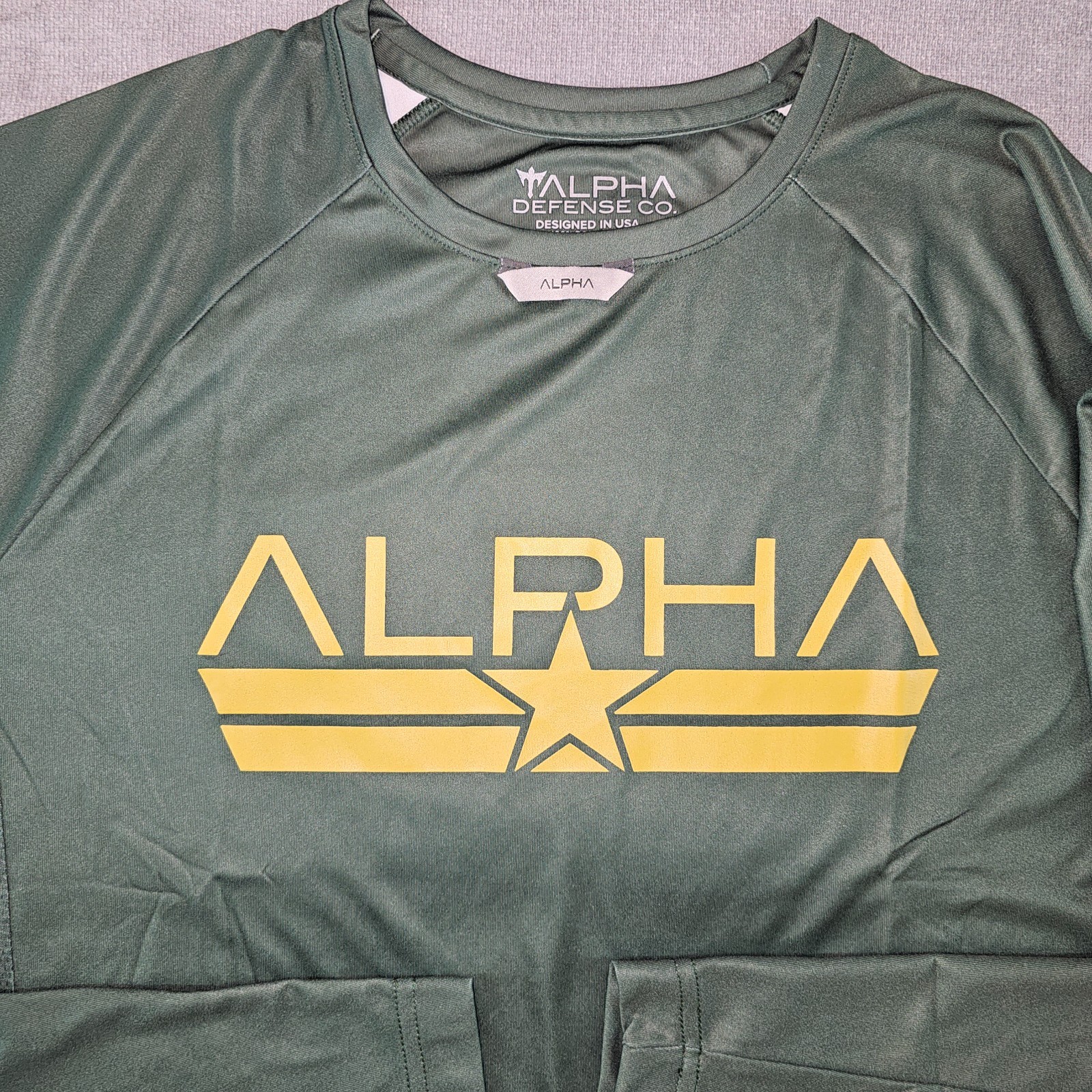 Tactical Performance SA Co. USA / Alpha Large Long Sleeve Shirt Green Salute New gallery