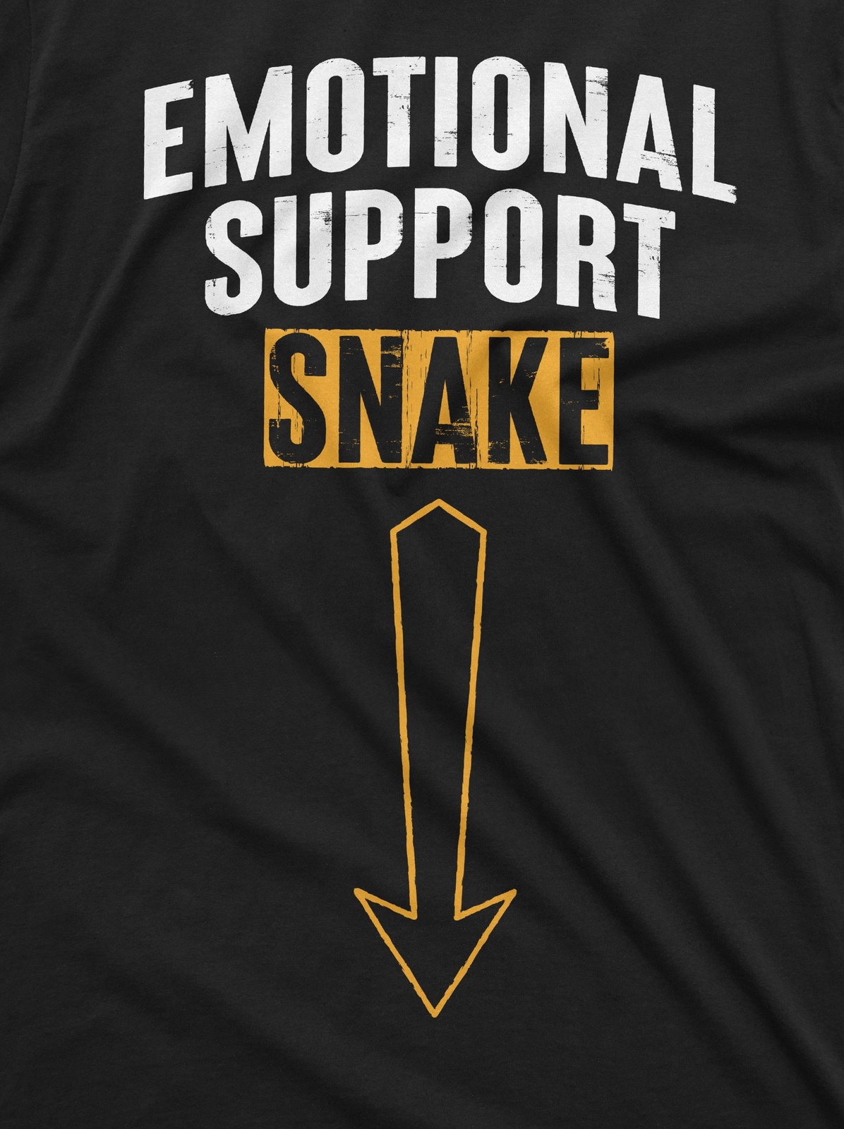 Funny Humorous T-Shirt Emotional Support Snake Tee Funny Adult Joke T-Shirt gallery