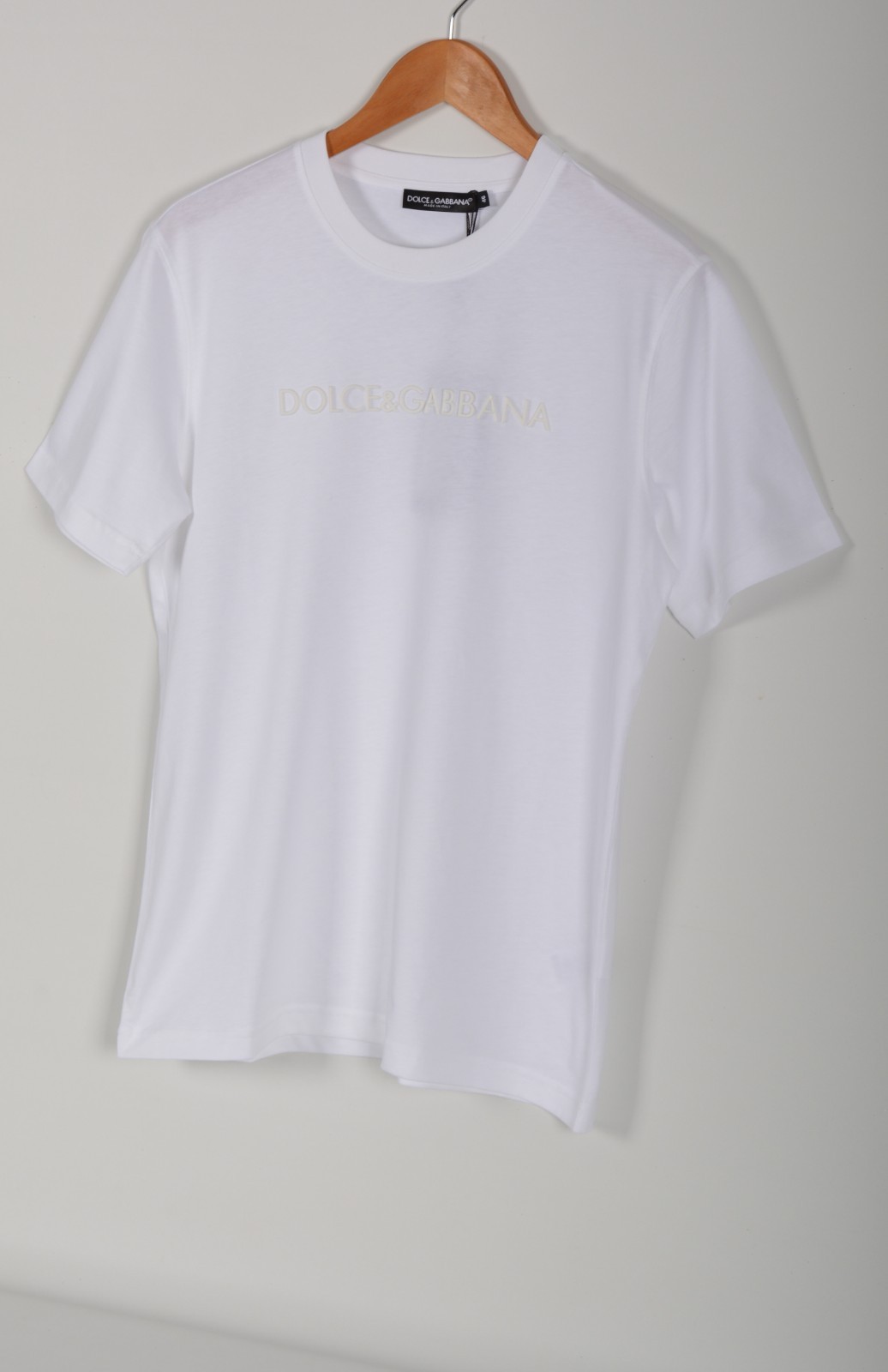 Men's Dolce & Gabbana White Tonal Logo T-Shirt Men's Size Medium gallery
