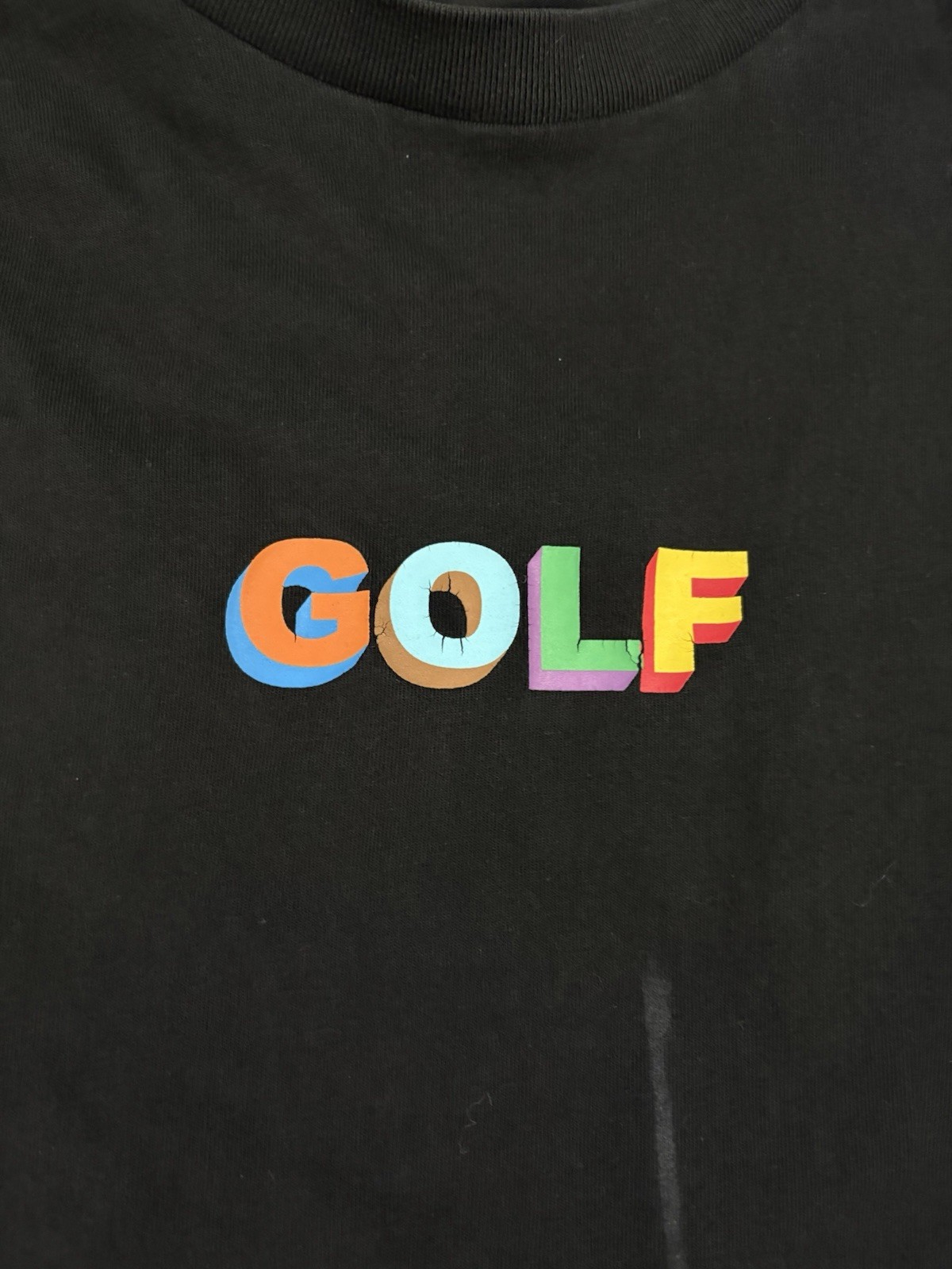 Tyler The Creator Golf Wang Shirt Men black Spell Out Logo Playground T-Shirt L gallery
