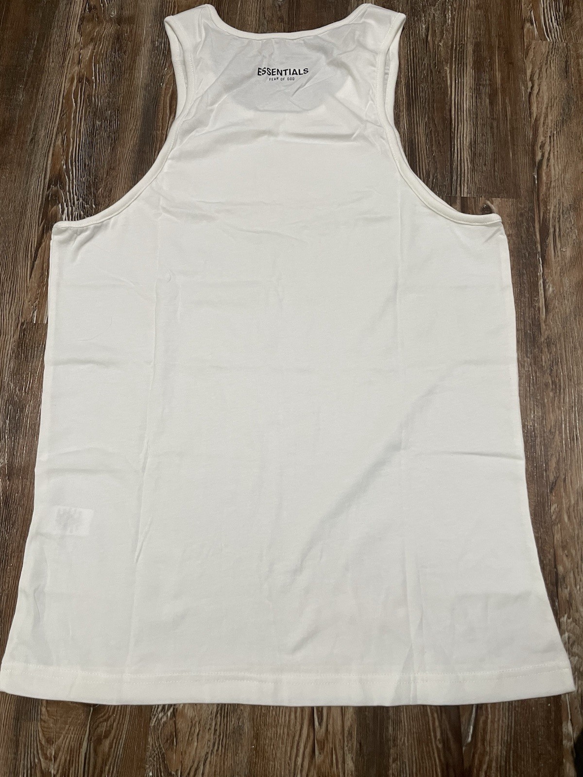 Essentials Fear of God FOG Basic Tank Top Singlet Vest White Size S Men's gallery