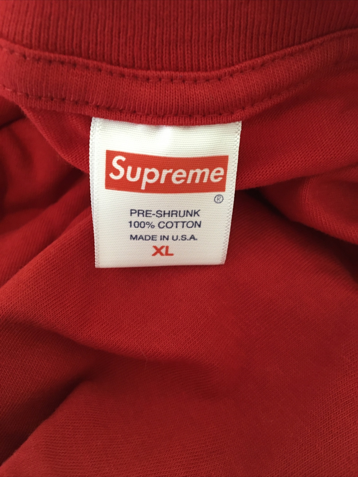 Supreme K Mart Blank Tee Red Authentic Size XL DEAD STOCK gallery