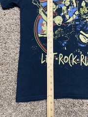 2014 Aerosmith Shirt Men Size Medium Let Rock Rule Tour On Stage Rock Band Tee