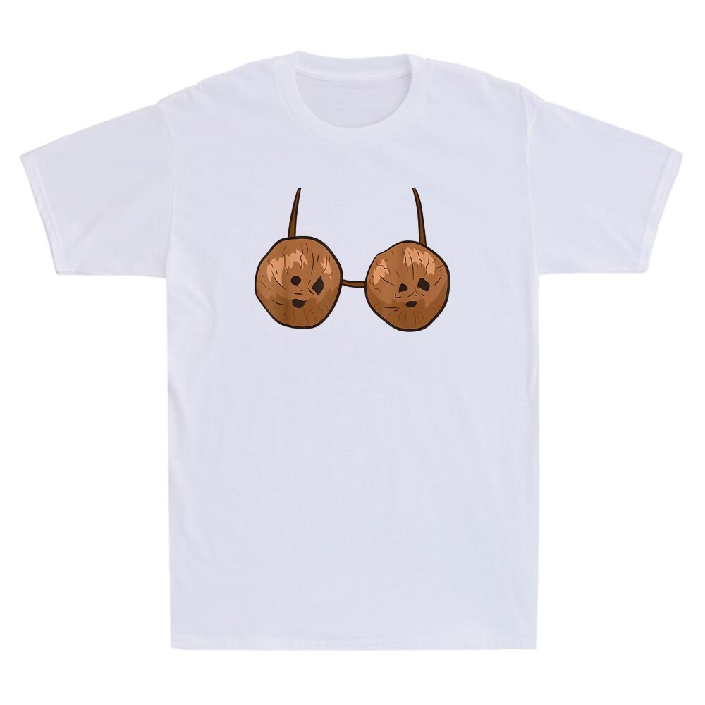 Coconut Summer Coconuts Bra Funny Graphic Gift Humor Men’s Short Sleeve T-Shirt