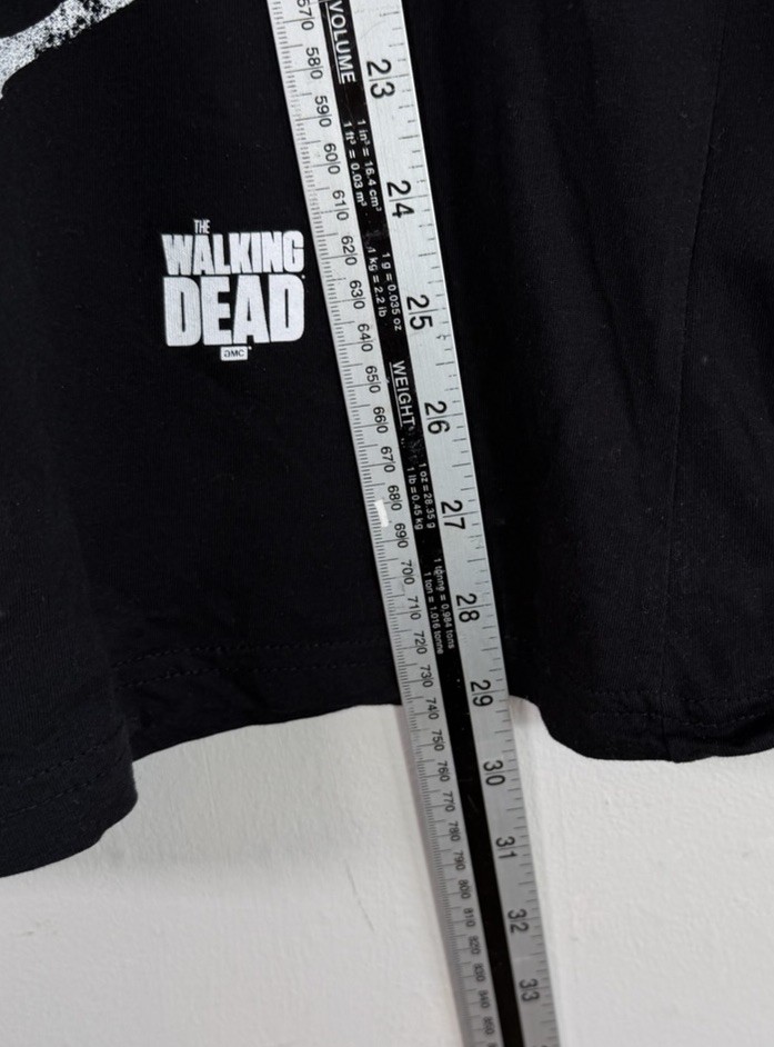 The Walking Dead Negan Skull Crossed Lucille Bats T-Shirt Licensed UK Large 2017 gallery