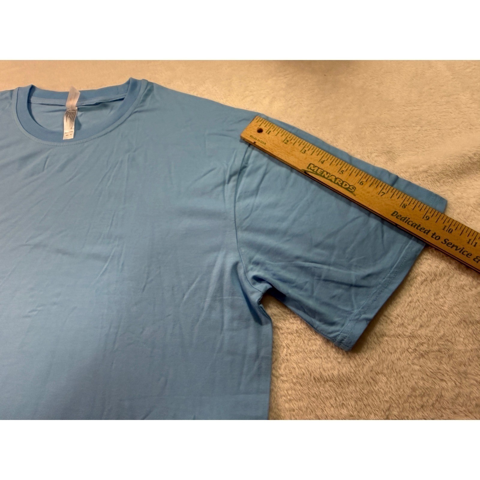 Royal Avalon Mens XL Bamboo Cotton UPF 50+ Sun Protection T-Shirt Sky Blue gallery