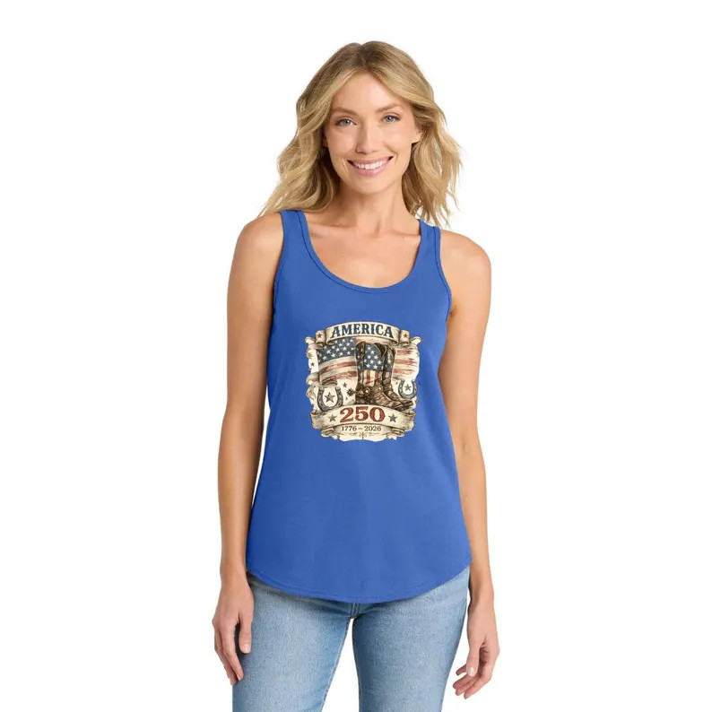 America 250th Anniversary Womens Tank Top USA Patriotic Independence Day gallery