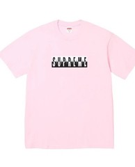 Supreme SPLIT LOGO TEE Light Pink FALL WINTER Men’s Size L FW25T59 BRAND NEW!!!
