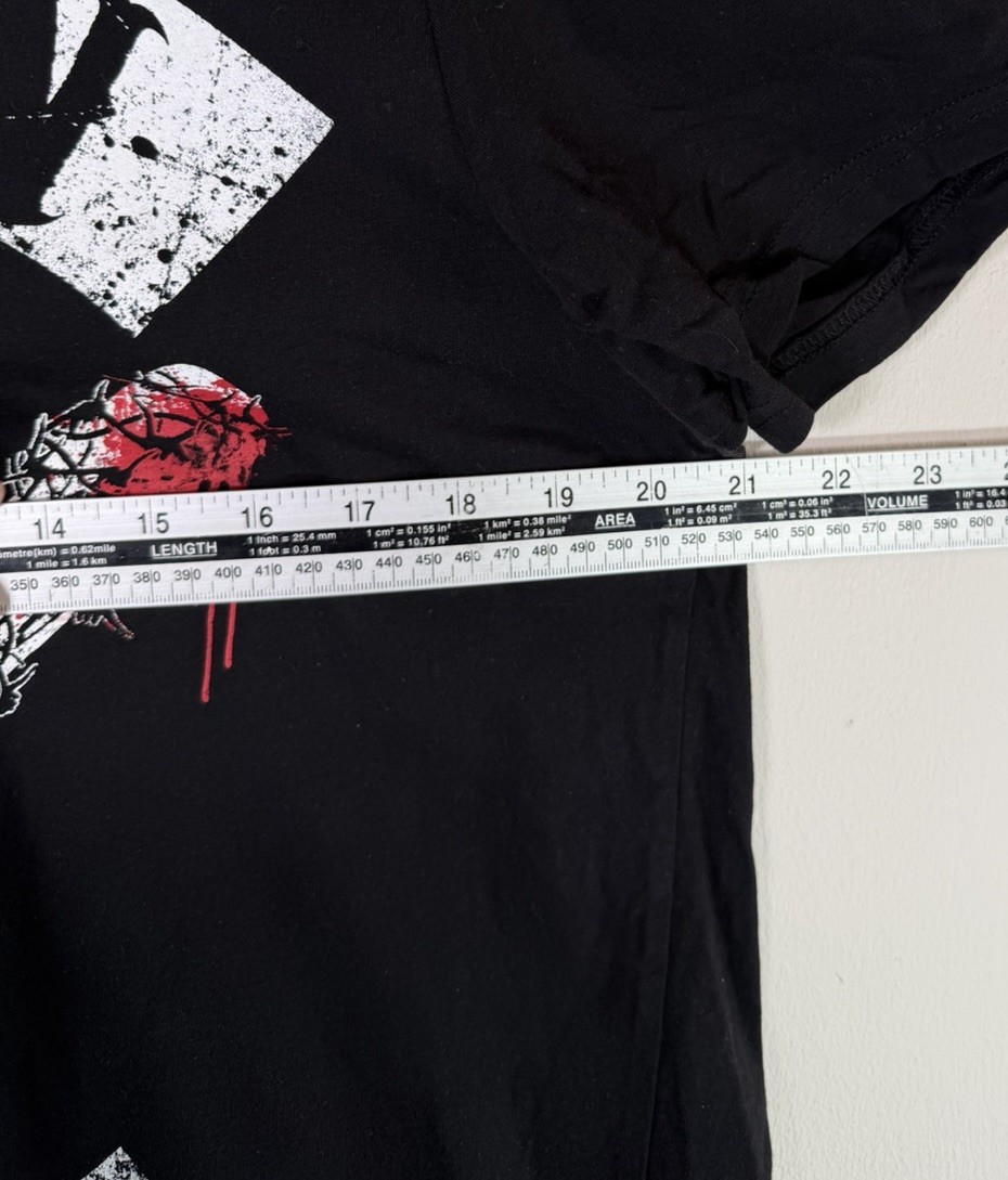 The Walking Dead Negan Skull Crossed Lucille Bats T-Shirt Licensed UK Large 2017 gallery
