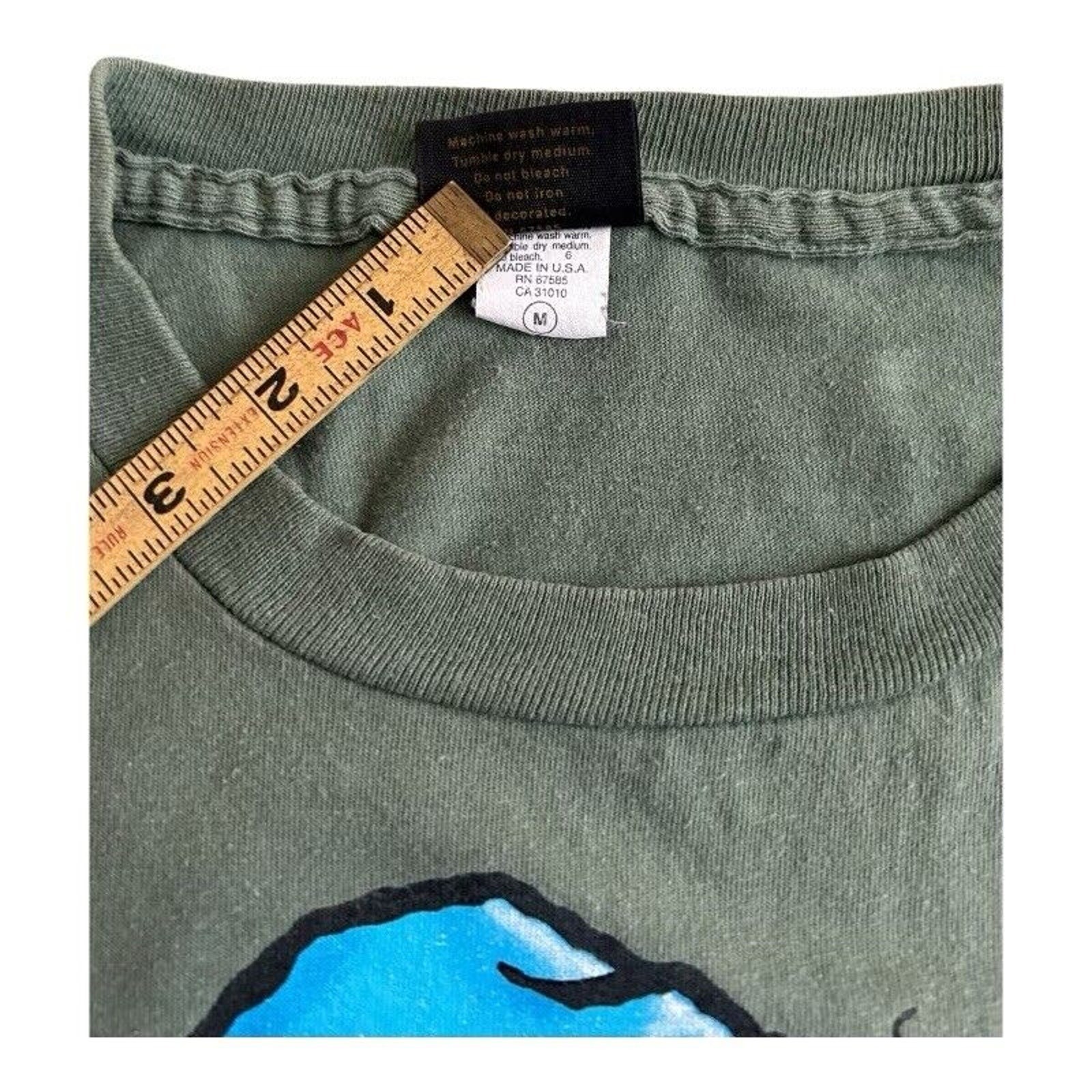 VTG Peanuts Snoopy I Don't Do Mornings Changes Med Single Stitch Bottom T Shirt gallery