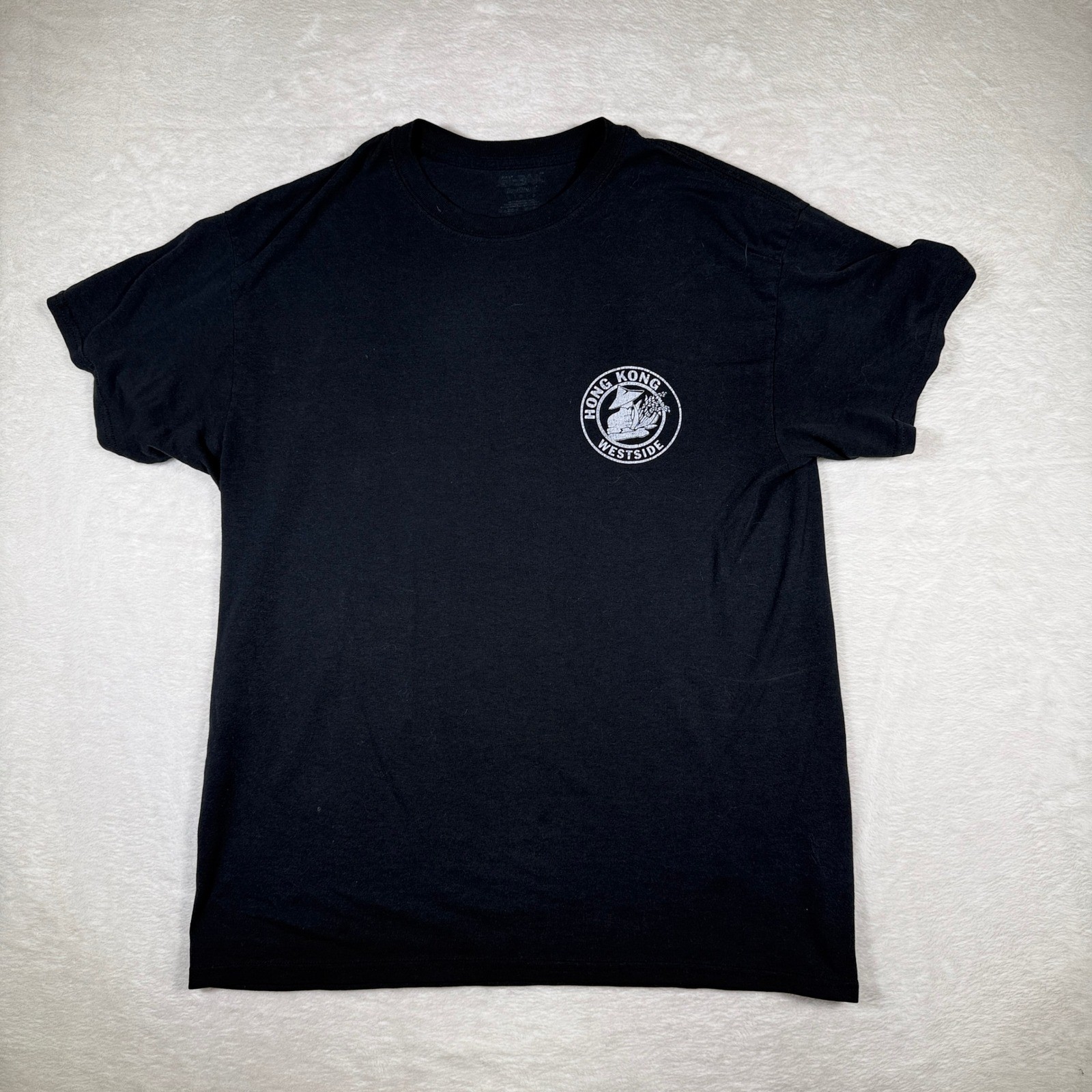 Hong Kong Restaurant Westside T Shirt Black Gildan Mens Size L