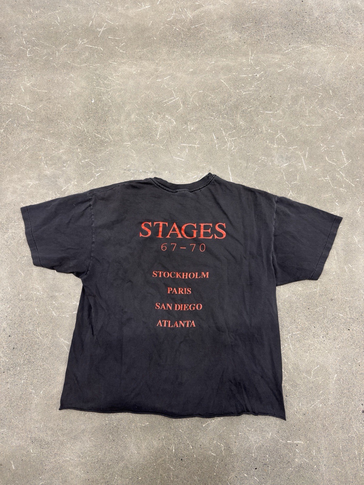 Vintage 1992 Jimi Hendrix Stages 67-70 Tour T-Shirt USA Single Stitch XL 90s gallery