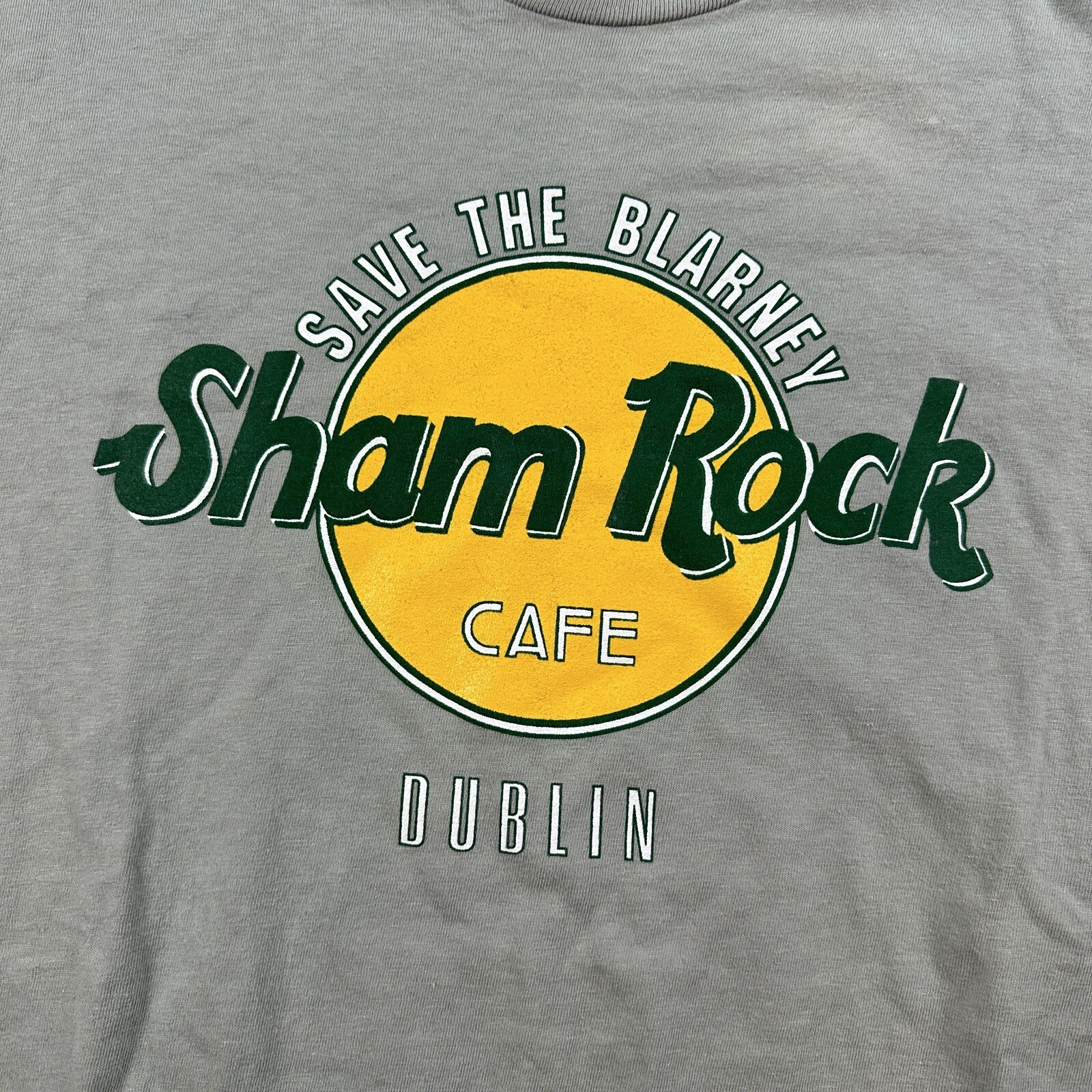 Sham Rock Cafe Dublin Ireland Save The Blarney Shirt - Sz M - See Pics gallery